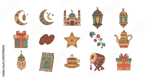 Islamic Symbols and Icons Collection 4.