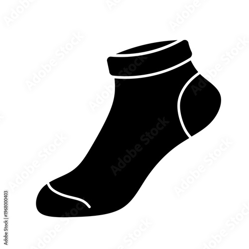 Sock icon isolated sign symbol vector illustration - high quality vector icons	