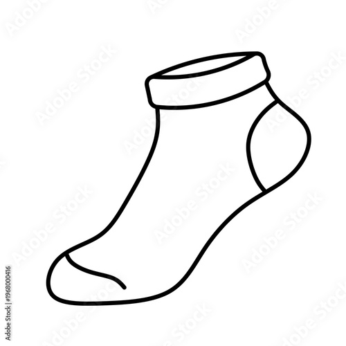 Sock icon isolated sign symbol vector illustration - high quality vector icons	