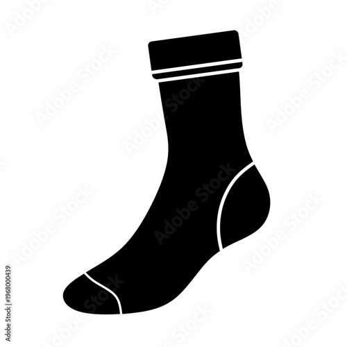 Sock icon isolated sign symbol vector illustration - high quality vector icons	