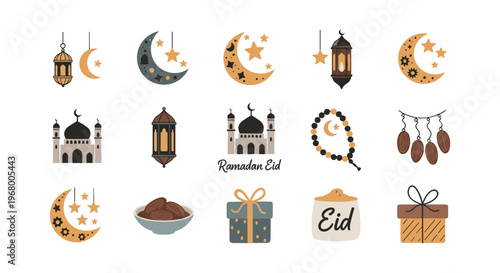 Ramadan Eid Islamic Symbols and Decorations 1.