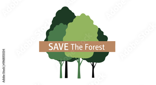 Save the Forest Arbor Day Green Trees Nature Conservation