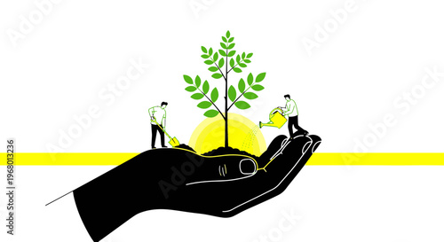 Arbor Day Community Tree Planting Initiative Support Growth Environmental Conservation