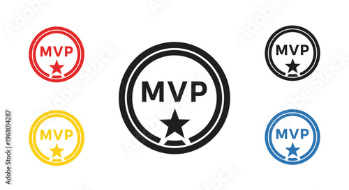 MVP most valuable player award logos.