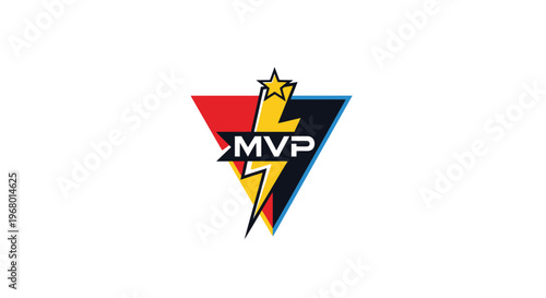 MVP logo with star and lightning bolt.