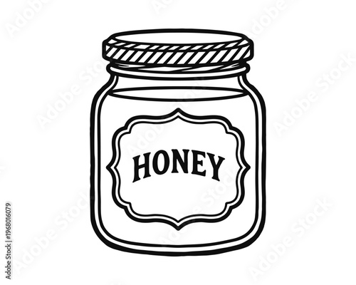 Sweet food illustration. Label for product design. Graphic design element. Healthy eating concept.