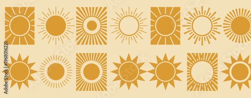 Golden Sun Graphics Collection solar yellow