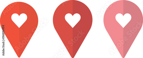 Hand-drawn map pin icon set in doodle style representing GPS, mapping tools, location marker, and pinpoint symbol vector illustration