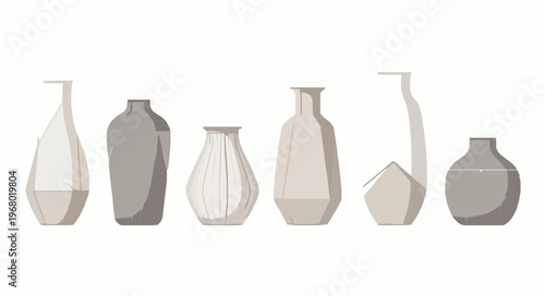 High-end Scandinavian vases with refined shapes for luxury branding