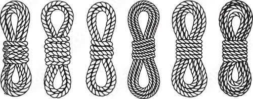 Intricate braided hairstyles showcasing six elegant updo variations Vector