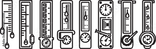 Illustration of various types of old-fashioned and modern keys Vector