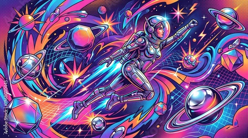 abstract fractal background