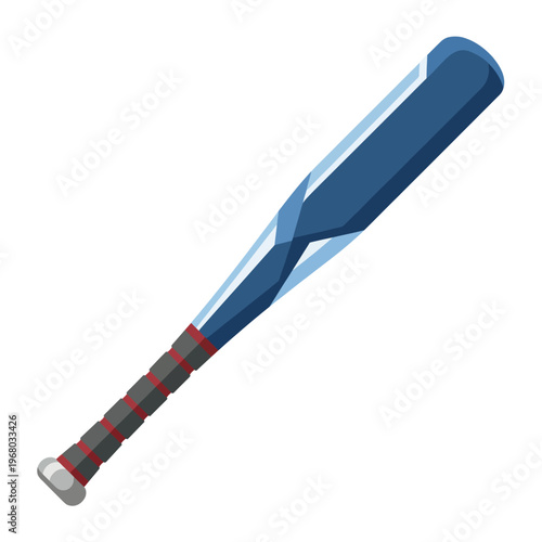A stylish and modern baseball bat, designed with a sleek blue finish and intricate details, symbolizing sportsmanship and the spirit of competition in athletics.