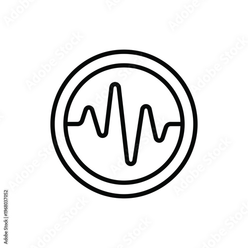 Heart Rate Variability HRV Icon