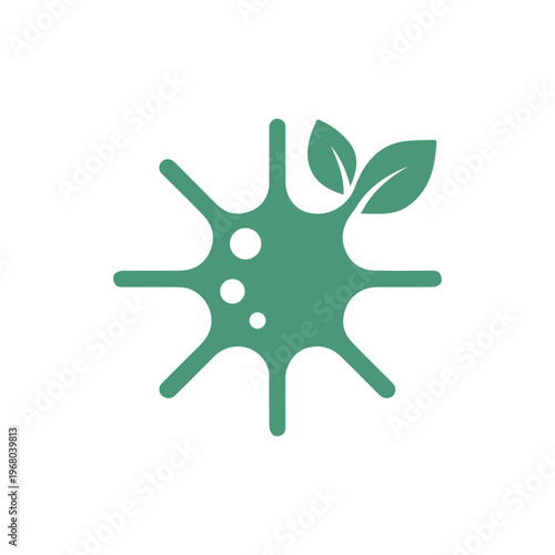 Eco Organic Abstract Shape Logo