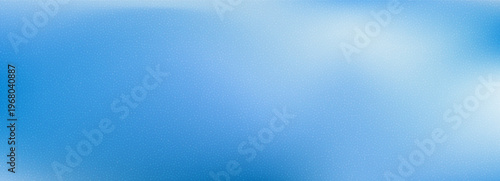 Cold ice blue gradient background, white right cloud bloom, azure fade. Grain noise texture, soft pastel abstract pattern. Vector smooth. Backdrop for winter corporate banner bg.