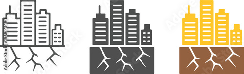 Minimalist vector set of Japanese torii gate icons featuring outline, silhouette, and red flat color design styles for shinto and travel branding.