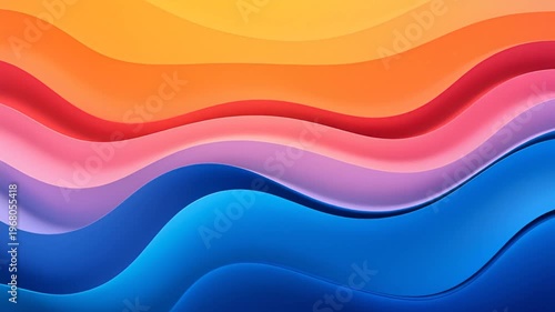 Abstract Colorful Waves Design for Modern Background and Wallpaper