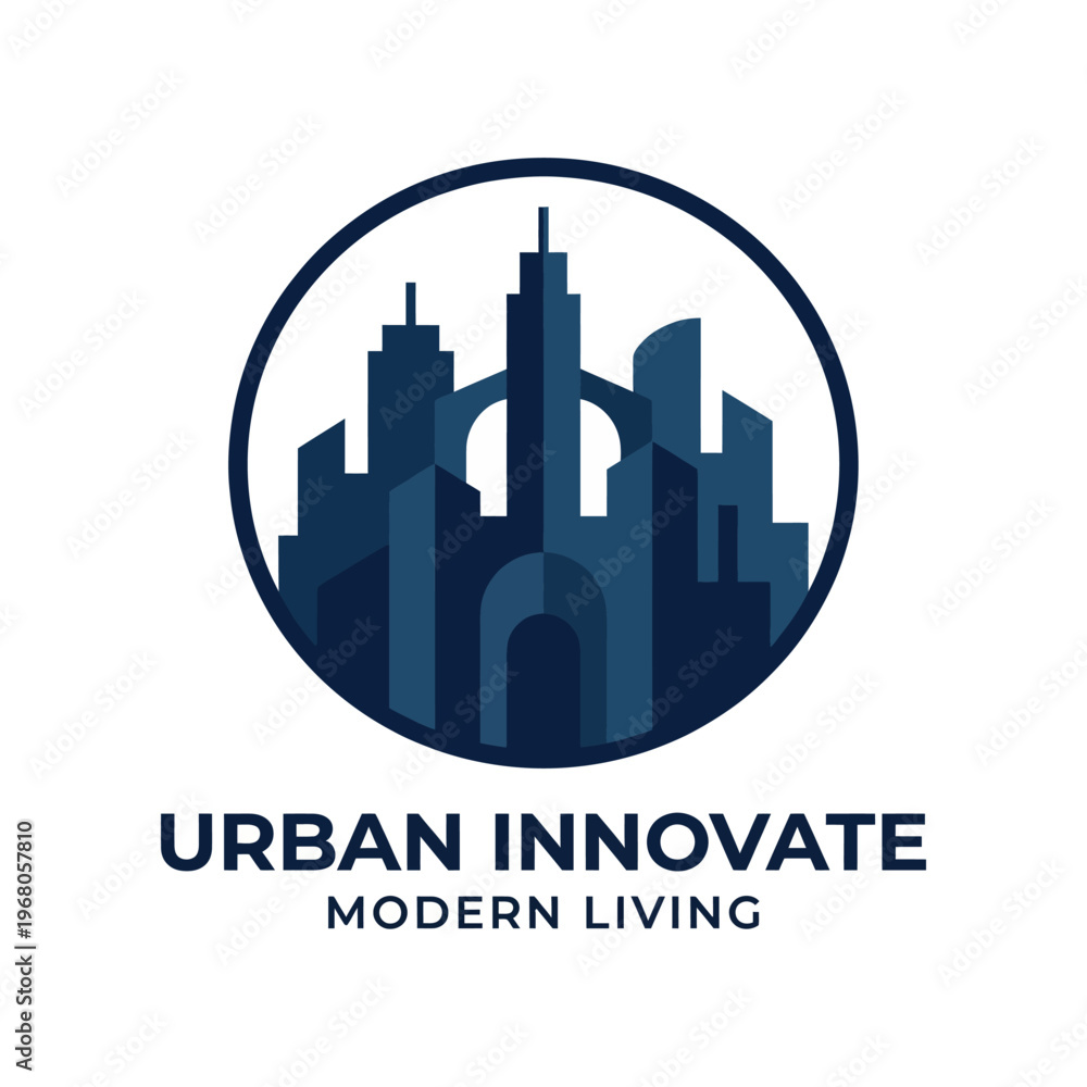 Obraz premium The image showcases a modern city skyline with various architectural styles, conveying innovation, urban life, and the essence of contemporary living for city dwellers.