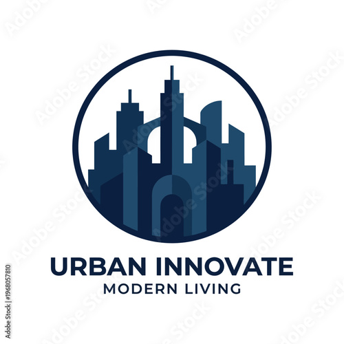 The image showcases a modern city skyline with various architectural styles, conveying innovation, urban life, and the essence of contemporary living for city dwellers.