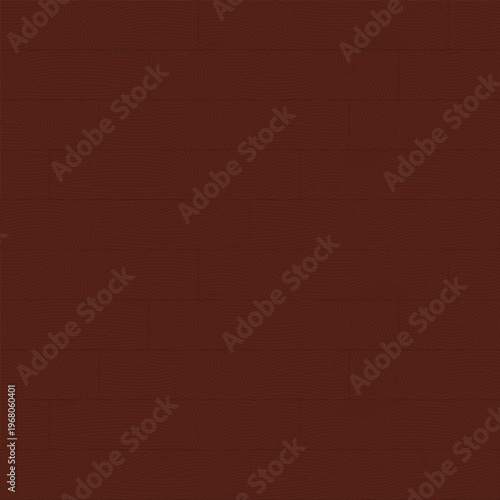 Seamless mahogany wood plank pattern background. Perfect for interior design, wallpaper, flooring textures, web backgrounds, and craft projects. High-quality vector illustration.