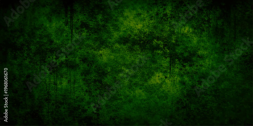 Abstract a textured green backdrop evokes the mystery of a deep forest, inviting viewers to get lost in its verdant embrace. capturing the textures and patterns of the surface.