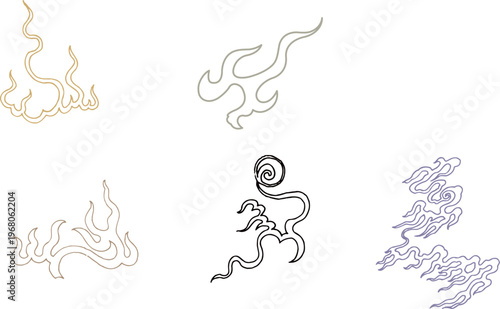 Vertical floral border illustration with hand drawn flowers and leaves in traditional botanical style for elegant book decoration and nature themed branding assets