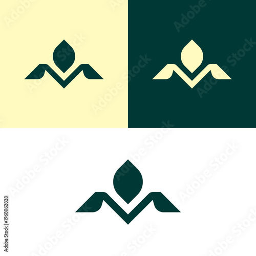 agriculture, farming, rice field, leaf, eco, organic, farm logo, nature, rural, green farming