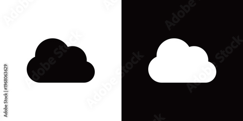 曇りのアイコン 雲 クラウド