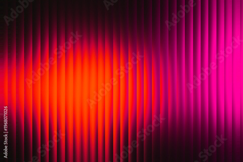 Abstract glowing vertical lines creating dynamic fiery glass pattern illustration
