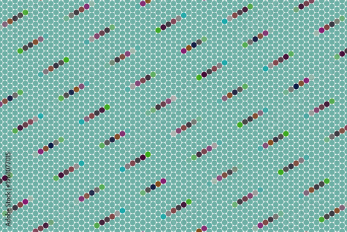 seamless pattern with polka dots