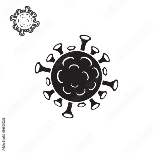 Coronavirus covid-19 prohibition sign flat vector