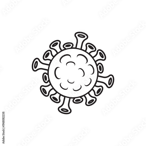 Coronavirus covid-19 prohibition sign flat vector