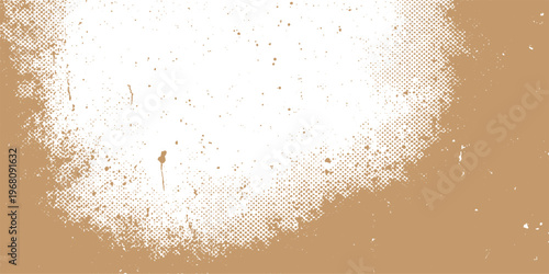 Abstract vintage grunge background featuring a textured brown paper surface with aged paint and rusty macro patterns for an artistic old wall design