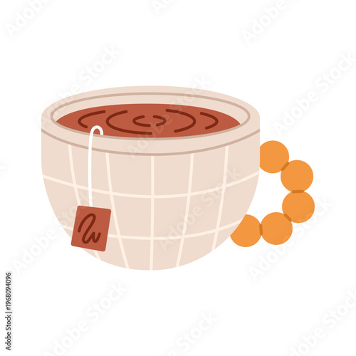 Foto Tea cup with tea bag