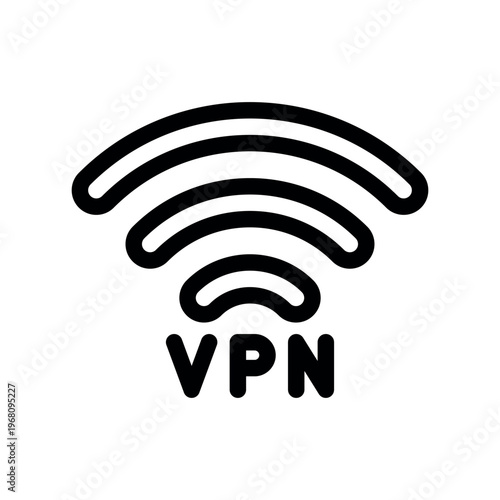 Virtual Private Network Wifi Connection Sign