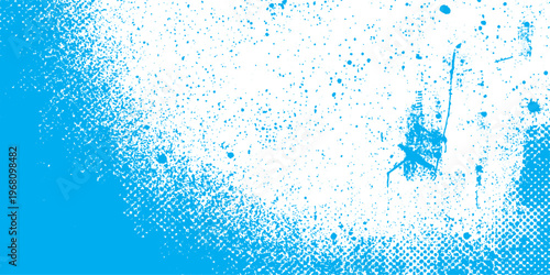 Blue water splashes and drops create a liquid winter texture with snowflakes and bubbles in a vector illustration design for a cold nature wallpaper backdrop