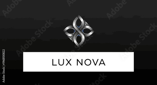 Lux Nova brand logo design.