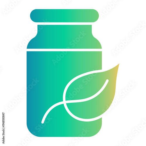eco bottle Gradient icon