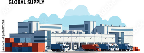 Modern Logistics and Distribution Center for Global Supply Chain Operations