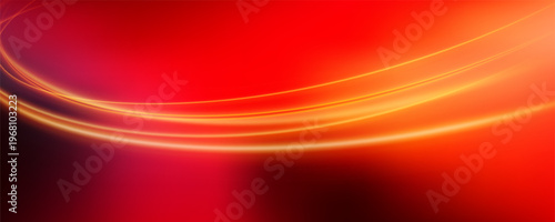 Dynamic 3D tech composition with shining red gradients, metallic curves, and speed-inspired geometric patterns creating sleek modern digital artwork