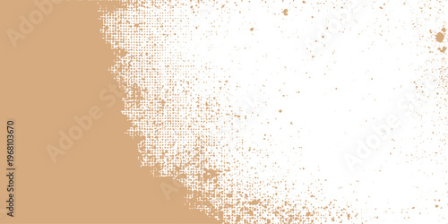 Vintage aged brown paper texture background with an abstract grunge marble stone pattern and empty frame space for your text design