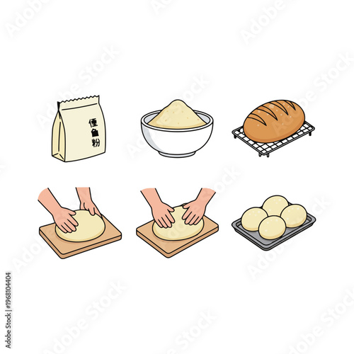 Set of fresh organic walnut kernels and whole nuts in bowl with cute walnut mascot character holding a spoon