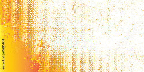 A macro closeup of golden beer bubbles in a glass creates a textured liquid pattern with light drops and a grunge art backdrop