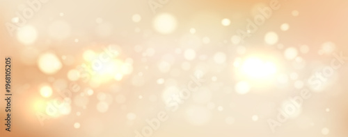 Elegant golden glow illuminates this beige luxury background featuring delicate sparkle effects and warm gradient transitions ideal for sophisticated brand presentations.