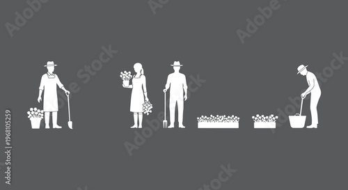 Agricultural Workers CAD Set – Field, Garden & Plantation People