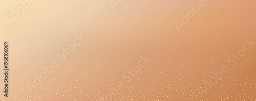 Beige background with golden bokeh lights and glitter creates warm luxury atmosphere ideal for elegant cosmetic presentations and festive champagne moments.