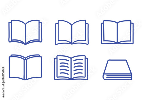 本・ノート・マンガ・電子書籍のアイコンマーク