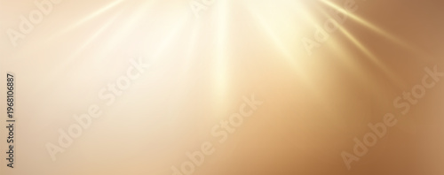 Luxurious gold gradient background with soft glow and beige tones, perfect for elegant cosmetic presentations and premium golden design projects with warm light effects.