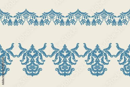 Saree Sarong Motifs Ikat floral paisley